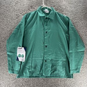 Wextes FR-7A Radnor Welding‎ Jacket Mens Extra Large Green New With Tag Cotton